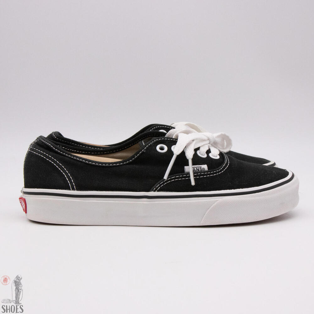 Vans Off The Wall Black Canvas Lace Up Sneaker - Women's Black Size 8.5